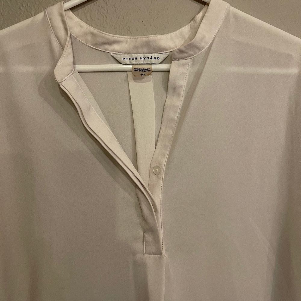 Off White Tunic Blouse